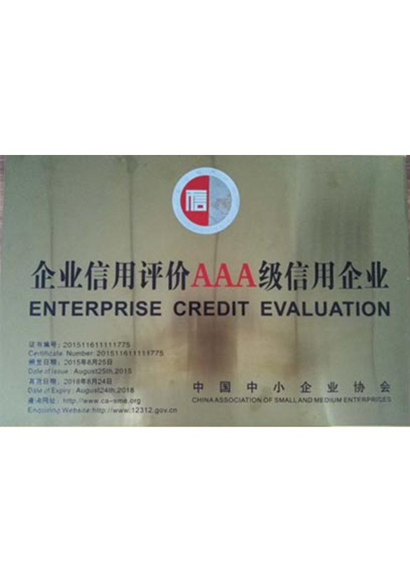 エンタープライズクレジット評価/ AAA